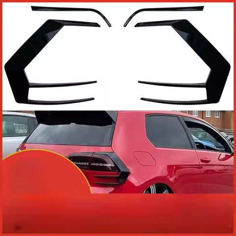 For VOLKSWAGEN 2012 - 2015 GOLF 7 GTI R GTD R400 Rear Bumper Trims
