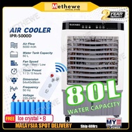 【5 year warranty】80L/60L/40L/ 20L Air Cooler Cooler Fan Portable Air Conditioner Cooling Fan Aircond
