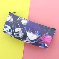 2 Styles  Blue Lock Cute Canvas Zipper Pencil Cases Lovely Isagi Yoichi Bachira Chigiri Pen Bags School Supplies kids Stationery gift