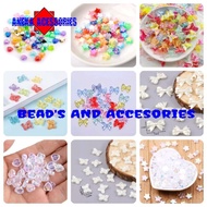 Best Seller 50PCS CLEAR ACRYLIC BEAD AB COLOR GLOSSY GLITTER