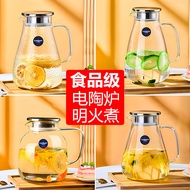 Lemeiya High Borosilicate Glass Cold Water Bottle Heat-Resistant Cool Water Bottle Explosion-Proof H