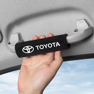 【Ready Stock】Toyota Roof Armrest Cover Car Roof Pull Gloves Handle Protector Cover Car Interior Accessories for Toyota Coolant Wish Vios Cross Crown Hilux Passo Altis Camry Harrier Innova Rush Yaris Alphard Hiace Fortuner Vellfire Corolla Avanza RAV4