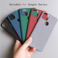 For Google Pixel 4 4XL 4A 5 5XL 5A 5G Phone Case Soft Case TPU Solid Color Frosted Protective Case Anti-Fingerprint Case