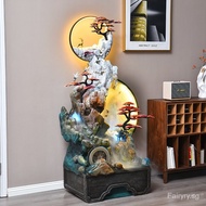Rockery Water Landscape Circulating Water Decoration Feng Shui Wheel Fortune Fountain Indoor Living Room Decoration Floor Water Landscape