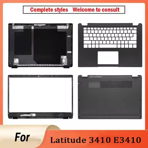 New For Latitude 3410 E3410 Laptop Shell LCD Top Cover Back Cover Front Bezel Palmrest Lower Bottom 