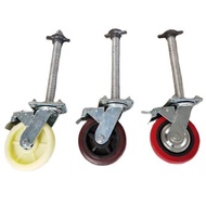 Foot Frame Wheel 150 Nylon Universal Foot Frame Jujube Red Inches Roller Large Polyurethane Discount