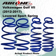 AIRONE Volkswagen Golf MK5 V MK6 VI MK7 VII Lowered Sports Spring Lowering Coil Spring (Blue Colour)