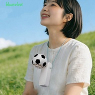 BLUEVELVET Handheld Fan, Cooling Effect 100 Levels Speed Soccer Theme Fan, Portable Cooling Small Si