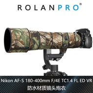 Nikon AF-S 180-400mm F4E TC1.4 FL ED VR Lens Gun Jacket Ruolan Gun Jacket