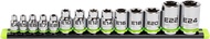 GRIPEDGE Tools | 14-PC RPT E-Star Socket Set | Sizes E4 - E24 | 1/4'' - 3/8'' - 1/2'' Drive | Made W