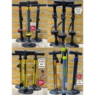 PUMP BICYCLE PUMPKING METER PUMP BICYCLE FLOOR AIR PUMP GAUGE HIGH PRESSURE BIKE TIRE WITH METER VER