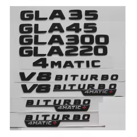 Gloss Black for Mercedes Benz W156 GLA35 GLA45 AMG GLA180 GLA200 GLA220 GLA250 GLA260 GLA280 Symbol 