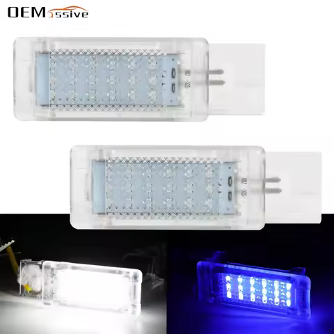 2pcs Footwell Door Interior Light For VW Golf MK7 7.5 GTD GTI R Jett Passat B6 B7 B8 LED VW Blue Whi