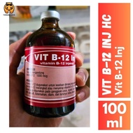 Vit B12 Injection 100ml - Vit B12 Livestock - Vit B12 To Increase Animal Energy