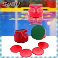 SUQI Air Hockey Pushers, Durable Universal Air Hockey Paddles, Replacement 76mm 51mm Table Hockey Accessories