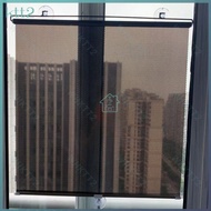 Retractable sun protection roller curtain Balcony suction shade sun protection heat insulation shade