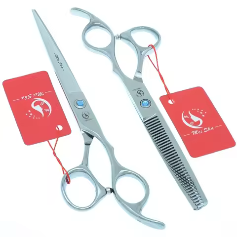 7.0" Barber Shop Hair Scissors Hairdressing Salon Big Clippers Professional Hair Cutting Scissors Th