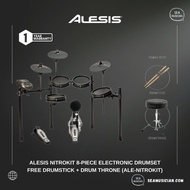 ALESIS NITROKIT ELECTRONIC DRUMSET FREE DRUM STOOL &amp; STICK (NITRO KIT/NITRO-KIT)