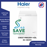 HAIER Chest Freezer 146L BD188HMC-HAIER WARRANTY MALAYSIA