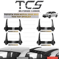 TCS TOYOTA VIOS NCP151 2018-2023 TCS CAR TOP SPOILER ACCESSORIES GARNISH