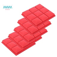 Acoustic Foam Panels, 5 Pack 30x30x5cm Mushroom Studio Wedge Tiles, Sound Panels Sound Proof Foam Pa