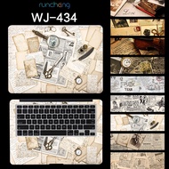 DIY Laptop Sticker Old Newspaper/Nostalgic Style/Retro Style/Renaissance/European American Style/Stacking/Collage Design Suitable For HP/Lenovo/Asus/Samsung/Acer/Dell/Avita Laptop/Laptop/Laptop Decoration