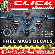 ❁Honda Click 125i &amp; 150i Decals stickers