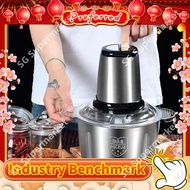 meat grinder[SG stock/24-hour shipping] Meat grinder household 2L 3L stainless steel meat grinder co