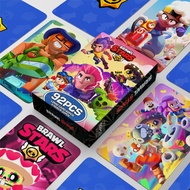 92pcs Laser Cards Brawl Game Sticker LOMO Cards Birthday Gift