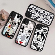 WC17 Mickey Mouse Casing for hp Plating Tecno ITEL Infinix Spark Pova POP Zero 5 P55 RS4 8 A70 GO 30
