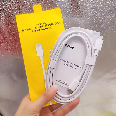 Realme 150W 120W 100W 10A SuperVOOC Fast Charger Cable USB C to Type C Cord For Realme 15 14 13 GT 3
