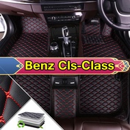 [Ready Stock] 【Benz Cls-Class】 Car Floor Mats, Waterproof Floor Mats, Leather Foot Pads, Car Interio