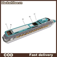BWHTE Cruise Ship Paper Model Cruise Ship 3D Paper Model DIY Puzzle Manual Papercrafts Toy .