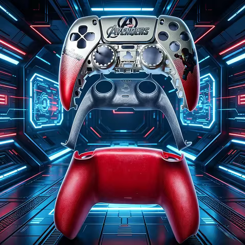 PS5 controller replacement case, PS5 game controller modification and repair accessories, creative d