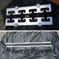 ceiling bamboo pole hanger # cloth hanger # HD FLAT HOOK # ALUM U HOOK