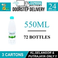 SPRITZER MINERAL WATER - 550ML X 24 BOTTLES (72 BOTTLES)
