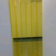 Orange pvc curtain 69cm wide x 270cm high