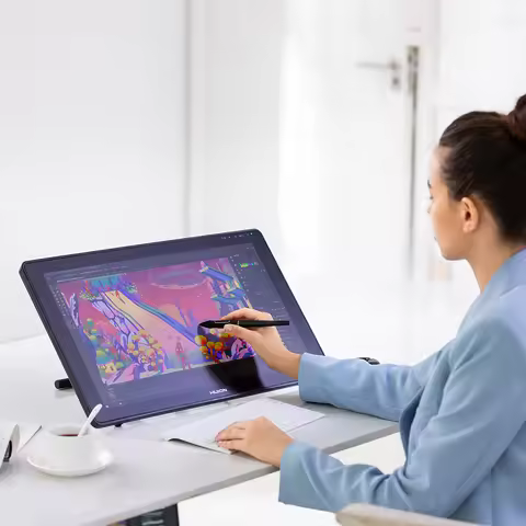 Huion Factory Price Kamvas 22 Plus 21.5Inch Drawing Tablets Monitor