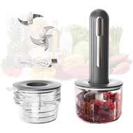 ElectricGarlicChper,MiniChperFoodProcessorwith4Cups&2Slicers,ElectricFoodChperforBabyFoodsKitchen,Mi