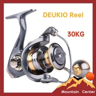 DEUKIO reel spinning reel fishing reel stainless steel full metal cup MESIN PANCING FISHING CASTING REEL