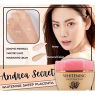 ✐☁♧Original Andrea Secret Sheep Whitening Placenta Foundation Cream Beauty Make Up Cream Face Cream