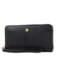 TORY BURCH EMERSON Scratch-Resistant Hand Hanging Zipper Long Clip-Black