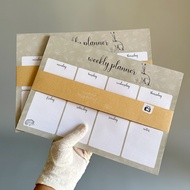 Exported to UK Original Order A4 No Date Weekly Planner FSC Certification 60 Pages Tearable Learning