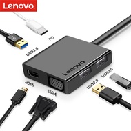 Lenovo USB 3.1 Type-C Hub To HDMI Adapter 4K Thunderbolt 3 USB C Hub with Hub 3.0 TF SD Reader Slot