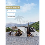 VIDALIDO SanStay Family Tunnel Tent 3 to 4 person Camping Tent 1 Bedroom 2 Living Rooms