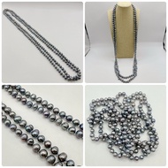 Real Pearl Necklace Freshwater Length 64 Inches
