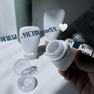 QM🔔Silica Gel Packaging Bottle Set Travel Squeeze Type Soft Lotion Bottle Shower Gel Shampoo Cosmetics Portable Fire Ext