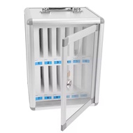 12 Slots Cell Phone Safe Deposit Box / Cell Phone Locker Cabinet / Wall-Mounted Handheld Cell Phones