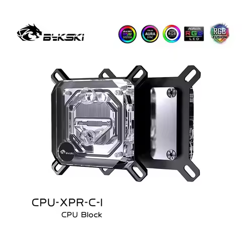 Bykski CPU Water Block Use for AMD RYZEN 3000 AM3/AM3+/AM4 X470 X570 Motherboard Socket