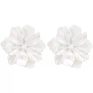 -"First Love" Zhao Lusi Stud Earrings First Love Flower Ear